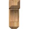 Ekena Millwork Thorton Craftsman Rough Sawn Bracket w/ Offset Brace, Western Red Cedar, 8"W x 18"D x 22"H BKT0806X18X22THR04RWR - alternate 2